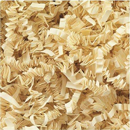 Cream Crinkle Cut Paper