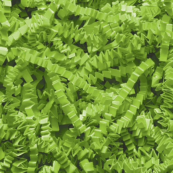 Lime Green Crinkle Cut Paper