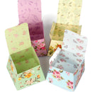 Small Blue Floral Pyramid Gift Boxes