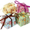 Large Purple Floral Pyramid Gift Boxes